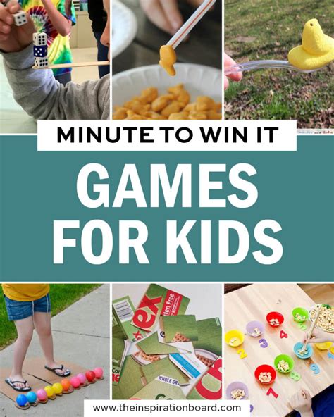 35 Minute to Win It Games for Kids .